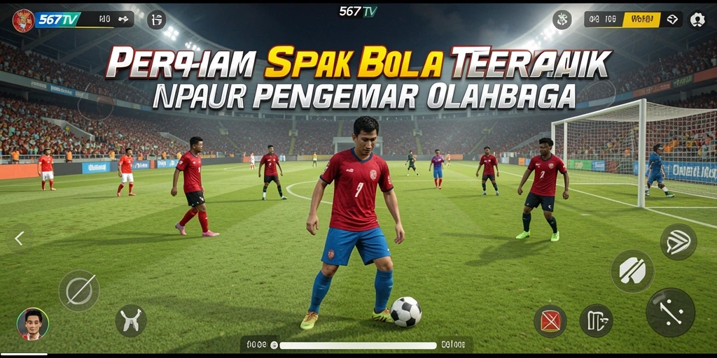 Tampilan permainan 567TV dengan pengalaman olahraga sepak bola yang menarik.