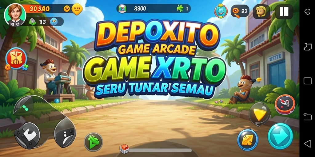 Menampilkan gameplay intens dari DEPOXITO yang menantang di setiap level.