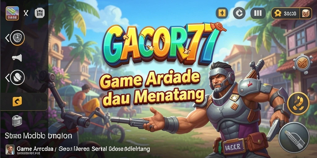 Screenshot GACOR77 menunjukkan gameplay Arcade yang seru dan menarik.