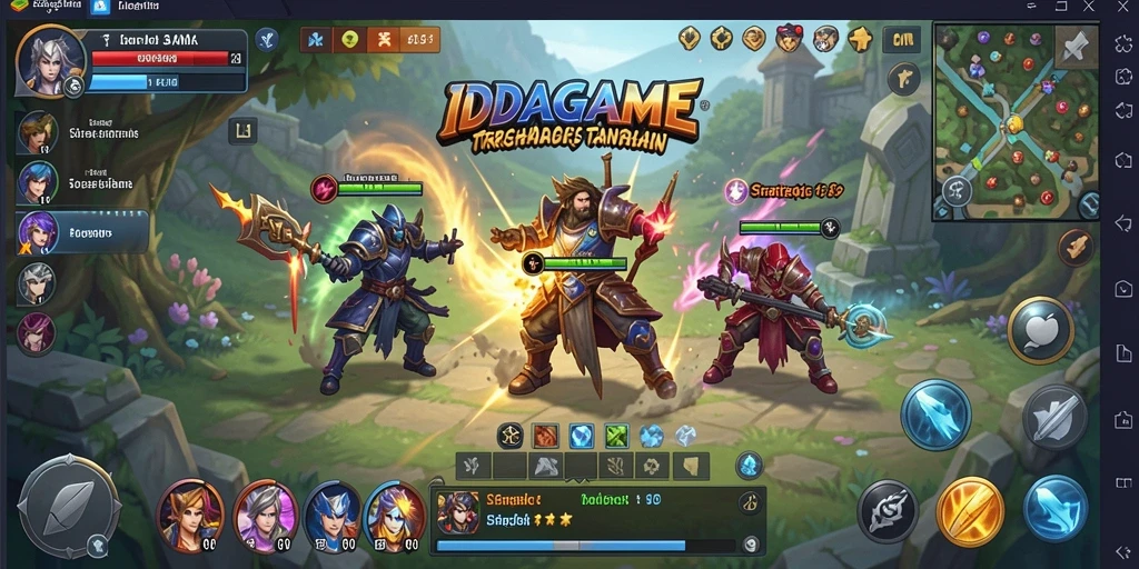 Tampilan gameplay <strong>IDAGAME</strong> yang memukau dengan strategi yang mendalam.