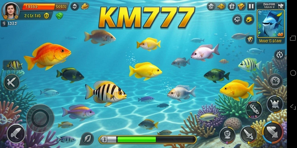 Gameplay seru menembak ikan yang penuh warna dan aksi.