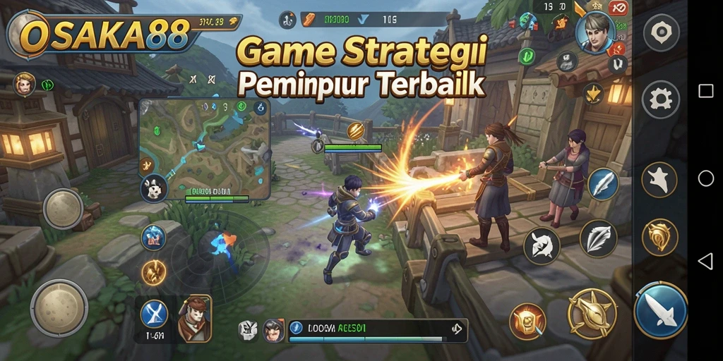 Gameplay seru dan mendebarkan dalam OSAKA88.