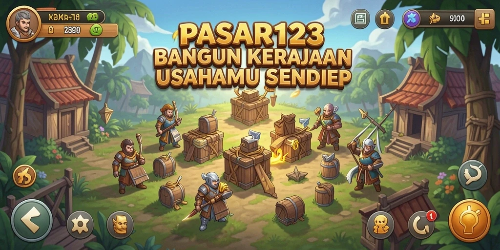 Tampilan gameplay PASAR123 yang menarik dan menantang.