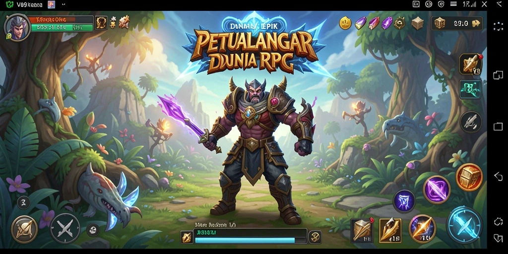 Tangkapan layar menampilkan gameplay epik V89 dengan aksi seru.